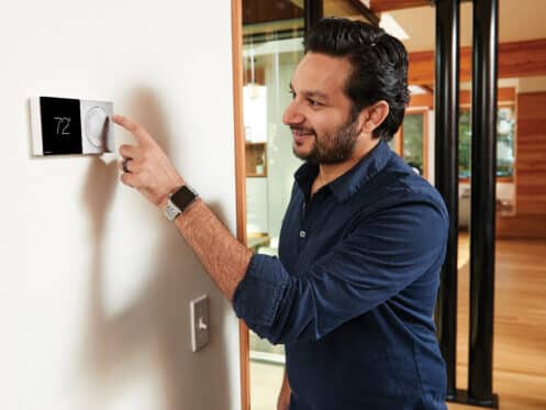 Smart thermostat installation in Dallas, GA